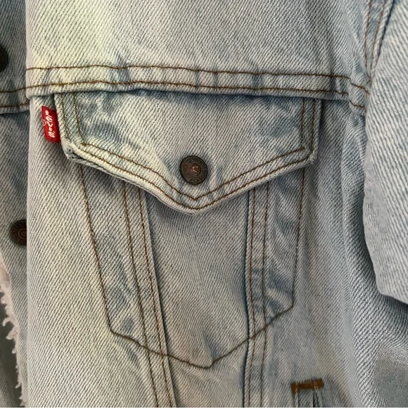 Vintage 80s Levi’s Sherpa Jacket - Picture 4 of 8